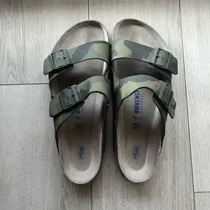 Birkenstock | Shoes | Mens Arizona Green Camo Birkenstock M  display picture 3